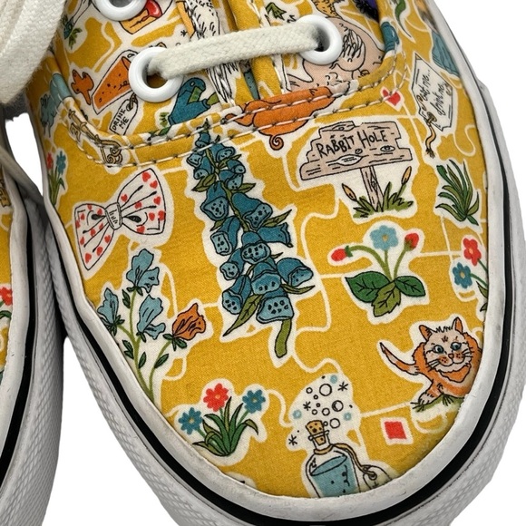 Vans Liberty Alice in Wonderland Sneakers Women's Size 7 - Picture 6 of 11